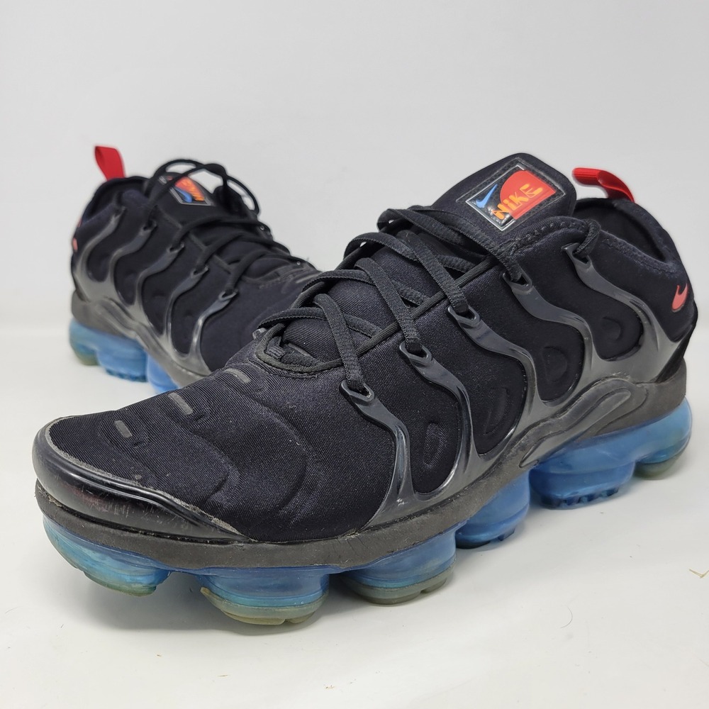 Nike Air VaporMax Plus Mens US 12 Black Icy Blue Blue DQ7626-001